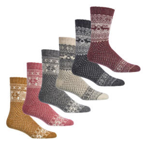 Norwegen - Socken mit Alpaka- und Merinowolle