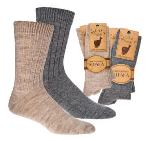 100% Wolle - Wollsocken